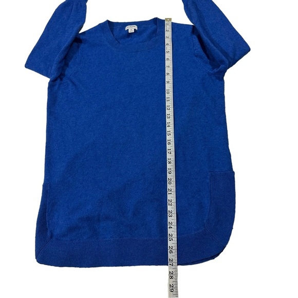 J. Crew Factory Blue Crew Neck Sweater - Picture 8 of 11